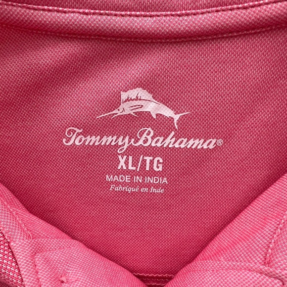 TOMMY BAHAMA POLO SHIRT, “PINK CONFETTI”COLOR, SIZE EXTRA LARGE (XL) - Picture 8 of 13